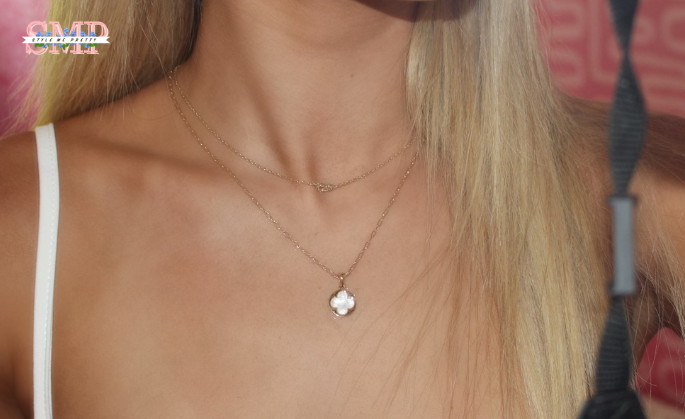 Mother of Pearl Charm Necklace