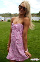 Light Purple Floral Corset Shape Zig Zag Tube Mini Dress