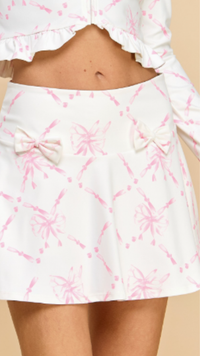 Love Letter Athletic Mini Skirt