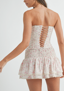 Sweetheart Corset and Mini Skirt Set